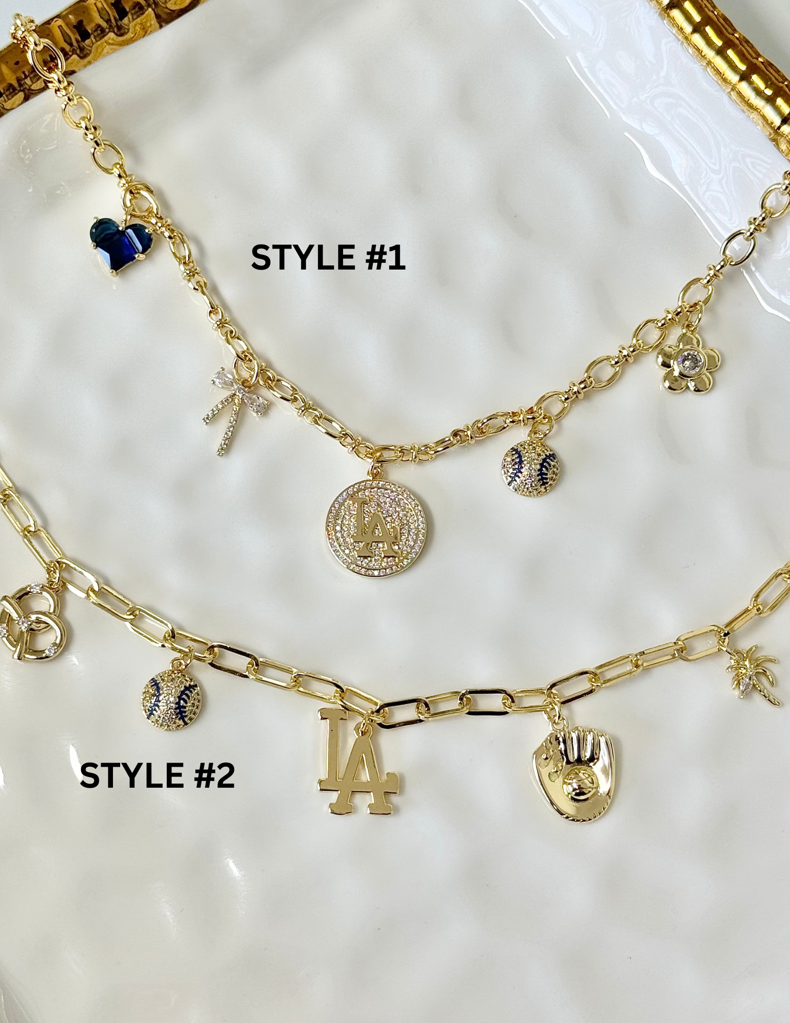 LA 2025 Baseball Charm Necklace – shopivyjewel