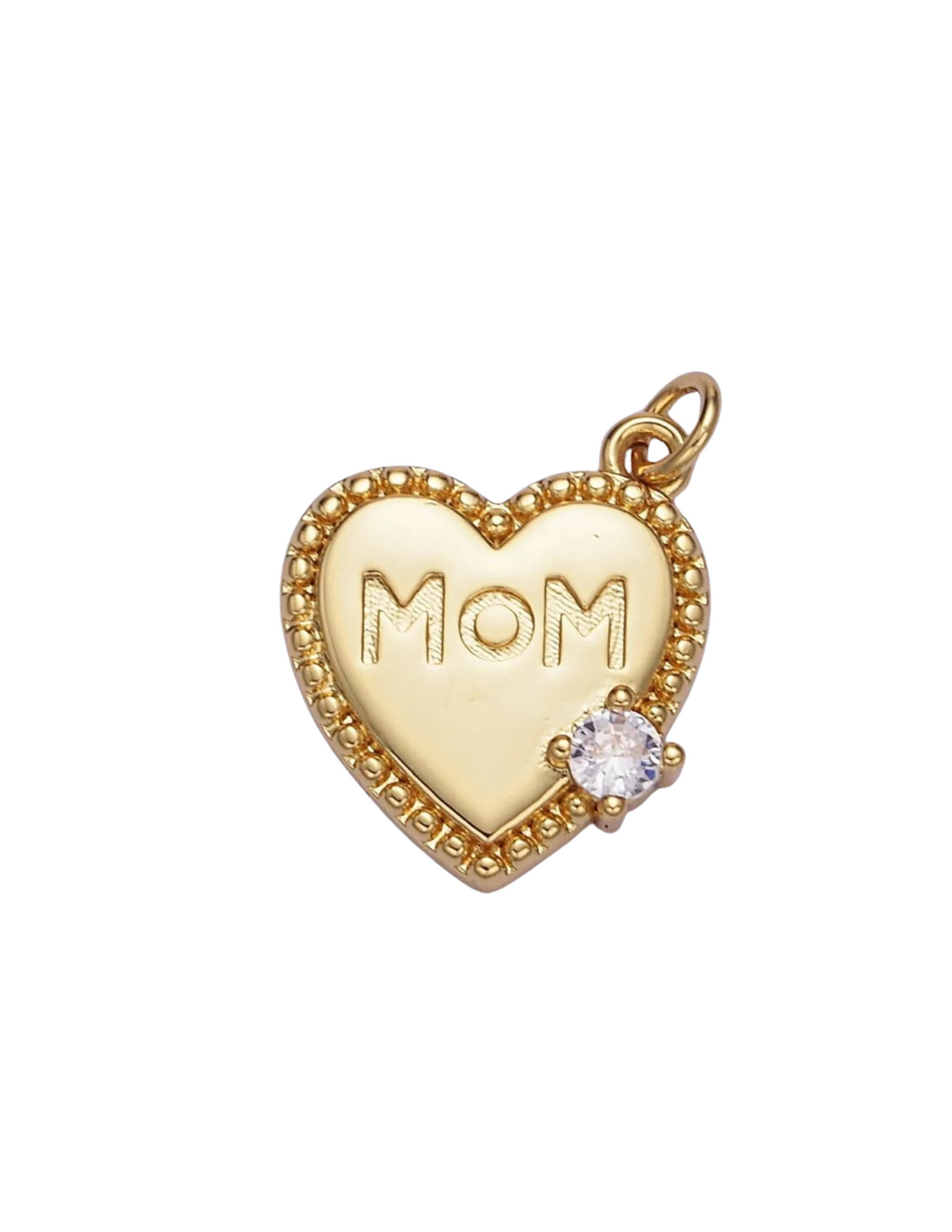 Mom Heart Charm