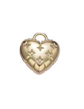 Load image into Gallery viewer, North Stars Heart Charm
