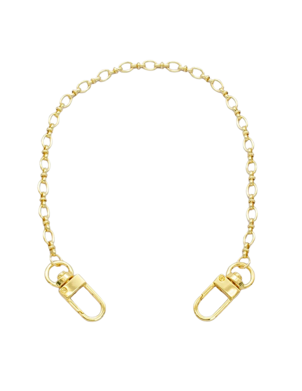 Oval Link Bag Charm Keychain