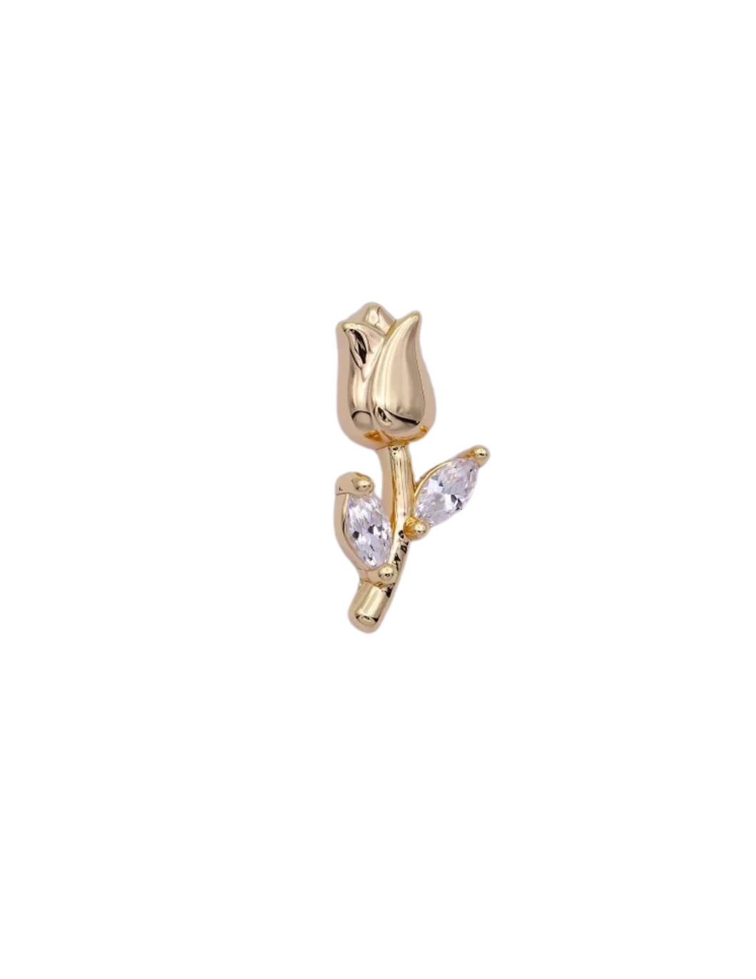 Gold Rose Charm