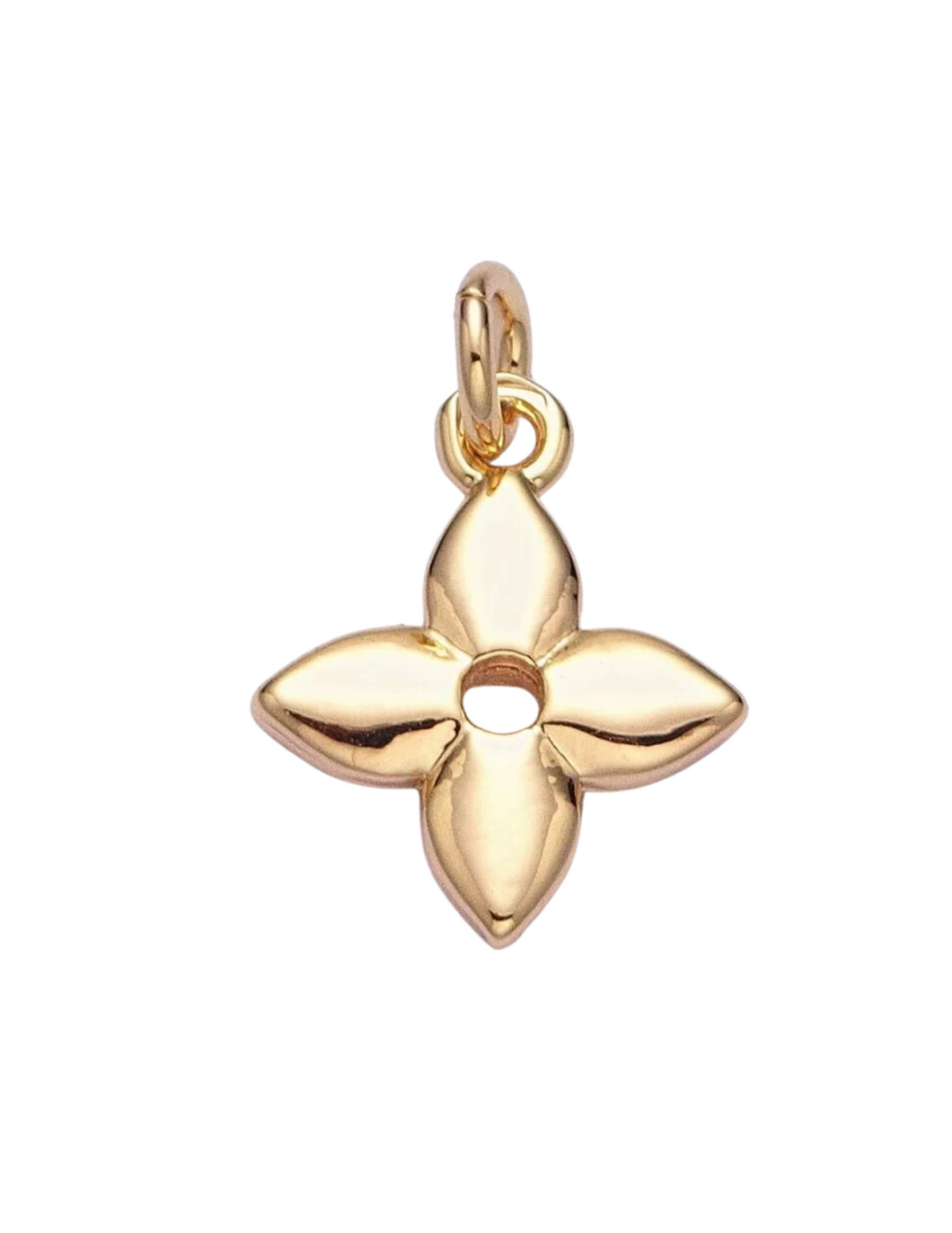 LV Gold Flower Charm