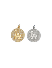 Load image into Gallery viewer, LA Medallion Charm
