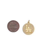 Load image into Gallery viewer, LA Medallion Charm
