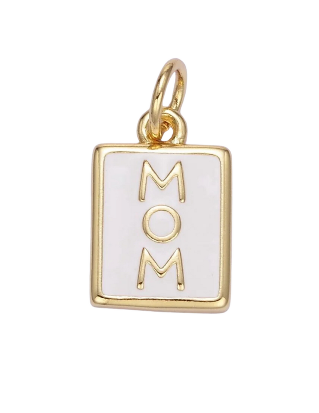 MOM Rectangle Charm