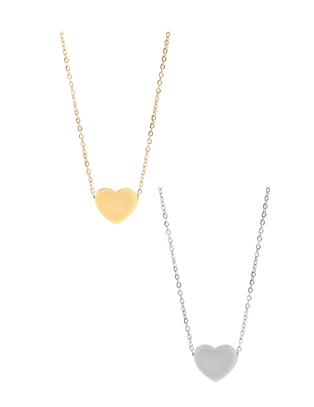 Dainty Heart Engraving Necklace