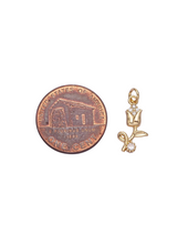 Load image into Gallery viewer, Gold Rose Charm
