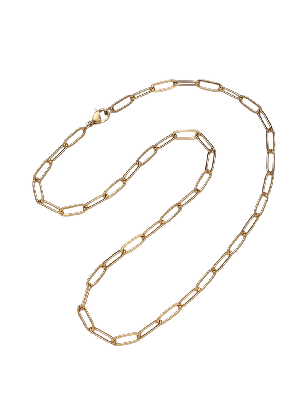 Gold Dainty Paperclip 2mm Chain