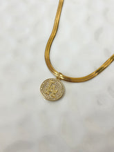 Load image into Gallery viewer, Herringbone LA Pendant Necklace

