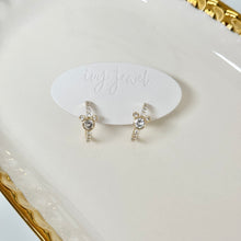 Load image into Gallery viewer, Mouse CZ Hoops
