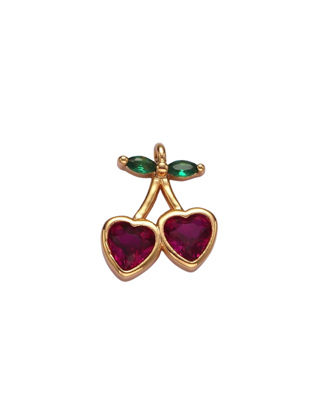 Heart Cherries Charm