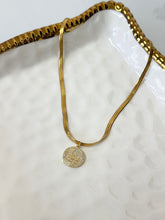 Load image into Gallery viewer, Herringbone LA Pendant Necklace
