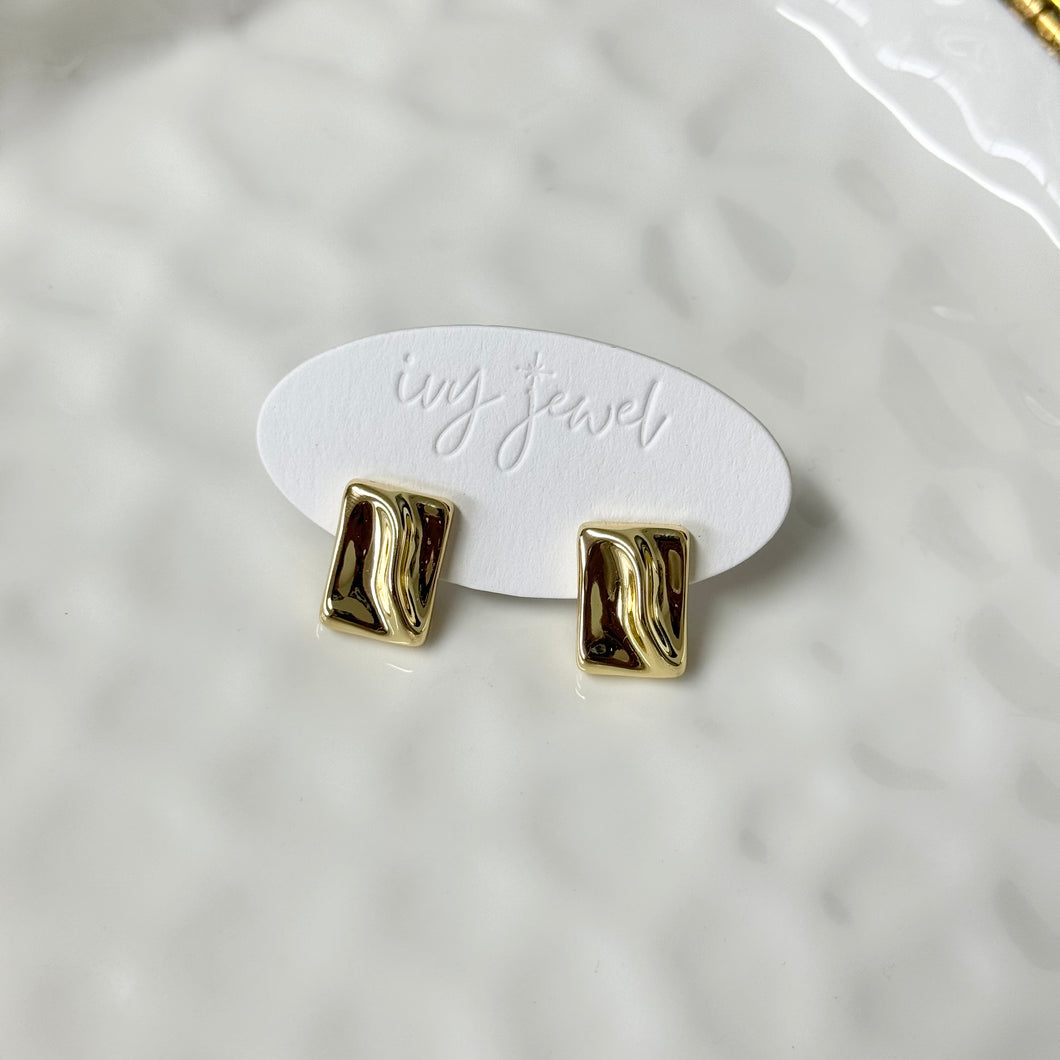 Elisa Rectangle Studs