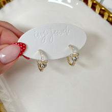 Load image into Gallery viewer, Mouse CZ Hoops
