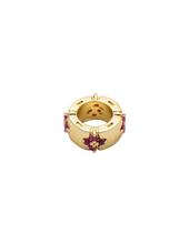 Load image into Gallery viewer, Fuchsia Clover Spacer Bead
