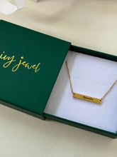Load image into Gallery viewer, Bar Engraving Necklace
