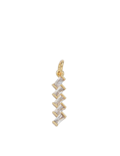 Load image into Gallery viewer, Tiered CZ Baguette Charm
