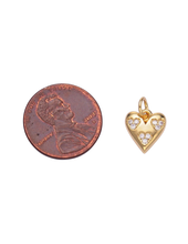 Load image into Gallery viewer, Triple Heart Charm
