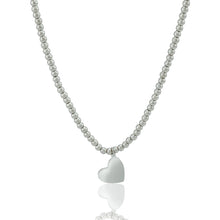 Load image into Gallery viewer, Heart Engraving Beaded Necklace
