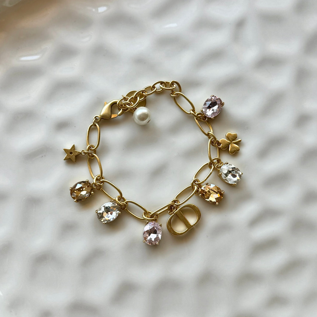 CD Jewel Charm Bracelet