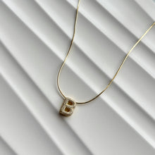 Load image into Gallery viewer, Mini Luxe Initial Bubble Necklace
