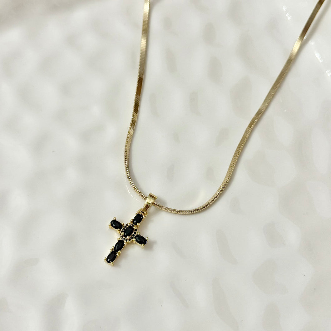 Elena Cross Necklace