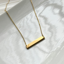 Load image into Gallery viewer, Bar Engraving Necklace
