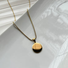 Load image into Gallery viewer, Large Coin Engraving Necklace
