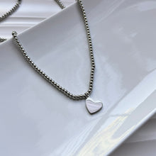 Load image into Gallery viewer, Heart Engraving Beaded Necklace
