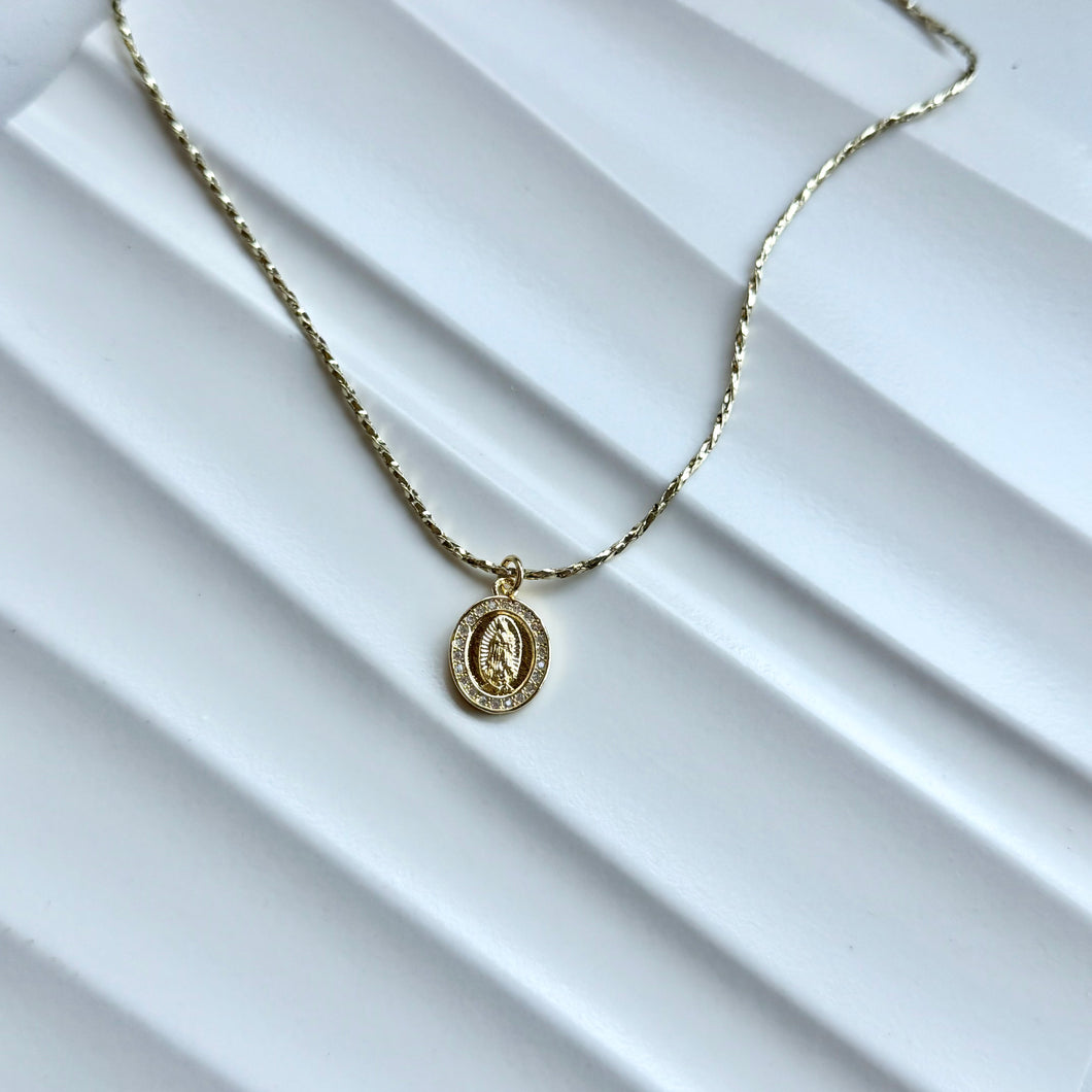 Luxe Virgen Mary Necklace