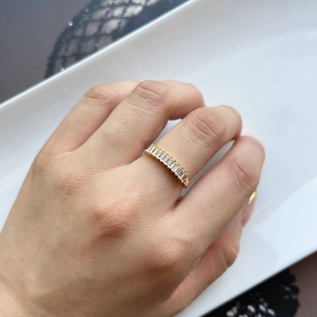 CZ Baguette Ring