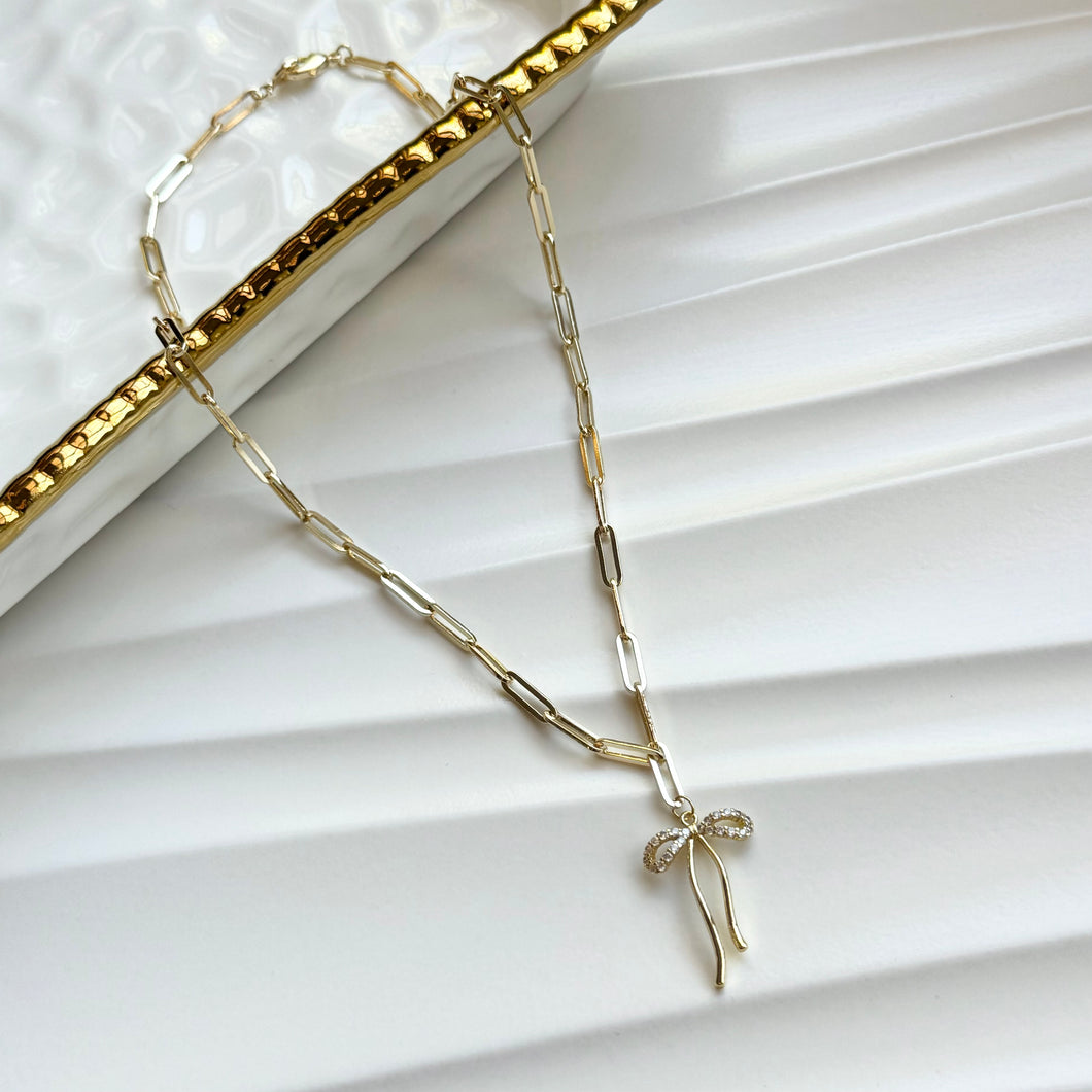 Lover Girl Paperclip Necklace