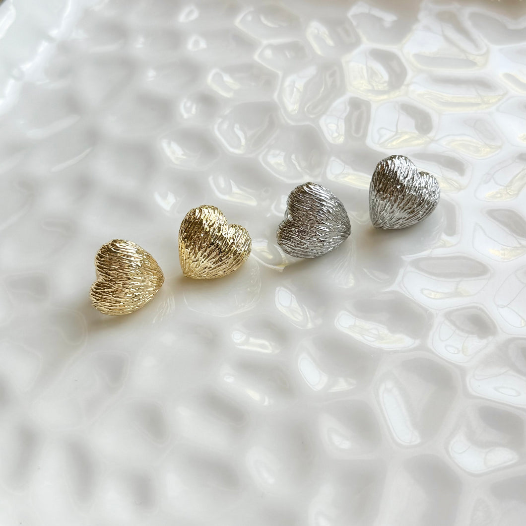 Chunky Heart Studs