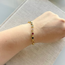 Load image into Gallery viewer, Multi Color Drop Bracelet
