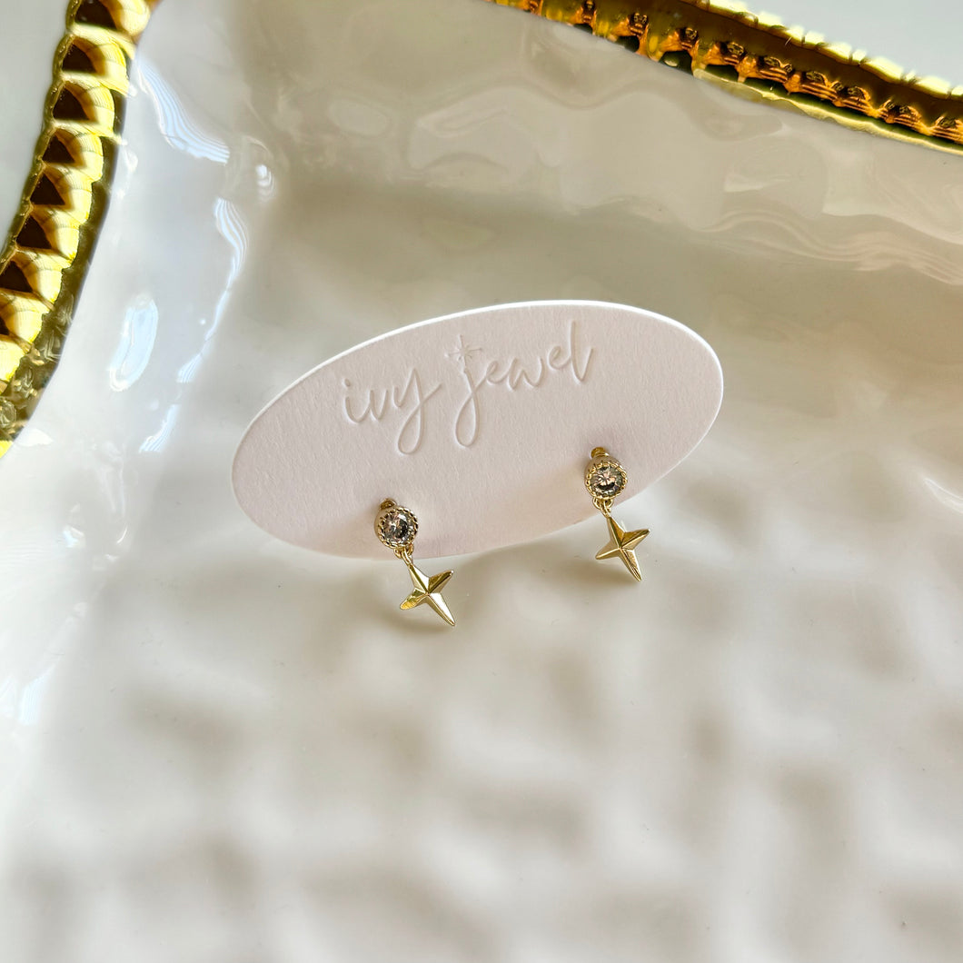 Star Dangle Studs