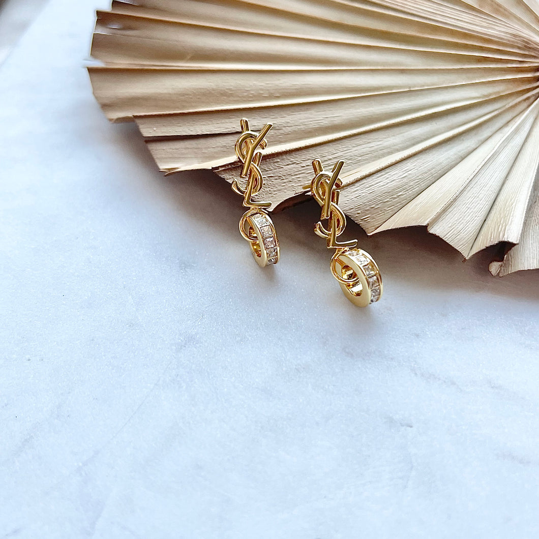 YSL Dangle Studs